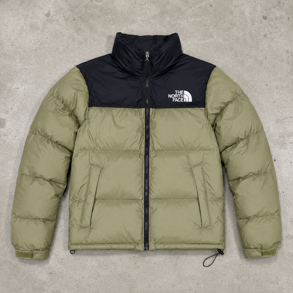 The North Face 1996 Retro Nuptse Jacket – Olive – New With Tags