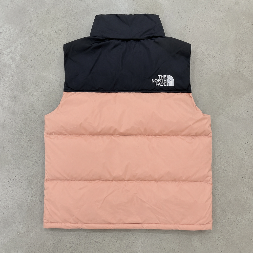The North Face 1996 Retro Nuptse Vest – Pink / Black – New With Tags
