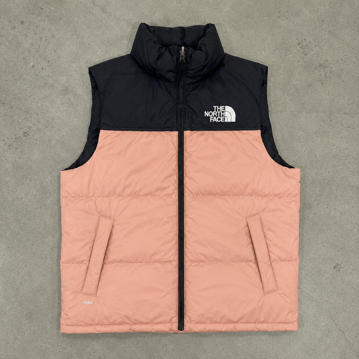 The North Face 1996 Retro Nuptse Vest – Pink / Black – New With Tags