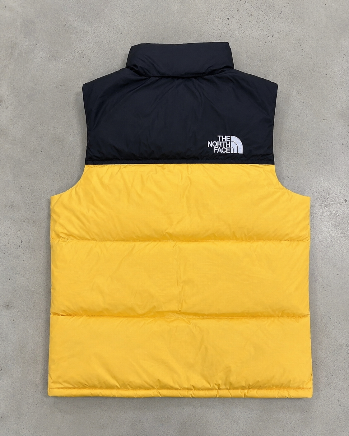 The North Face 1996 Retro Nuptse Vest – Summit Gold / TNF Black – New With Tags