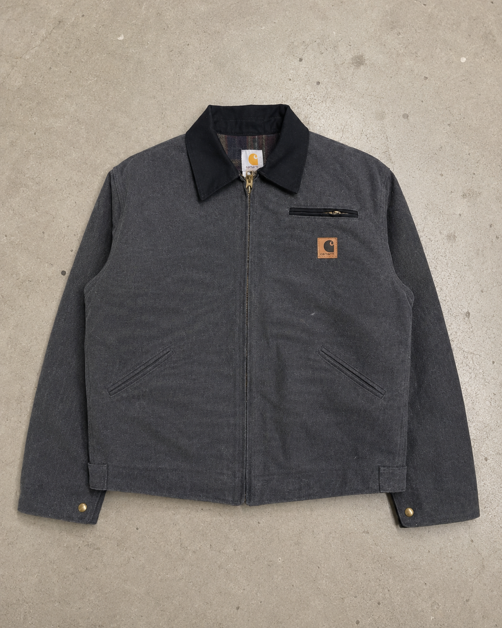 Carhartt Detroit Jacket – Blanket-Lined – Dark Gray