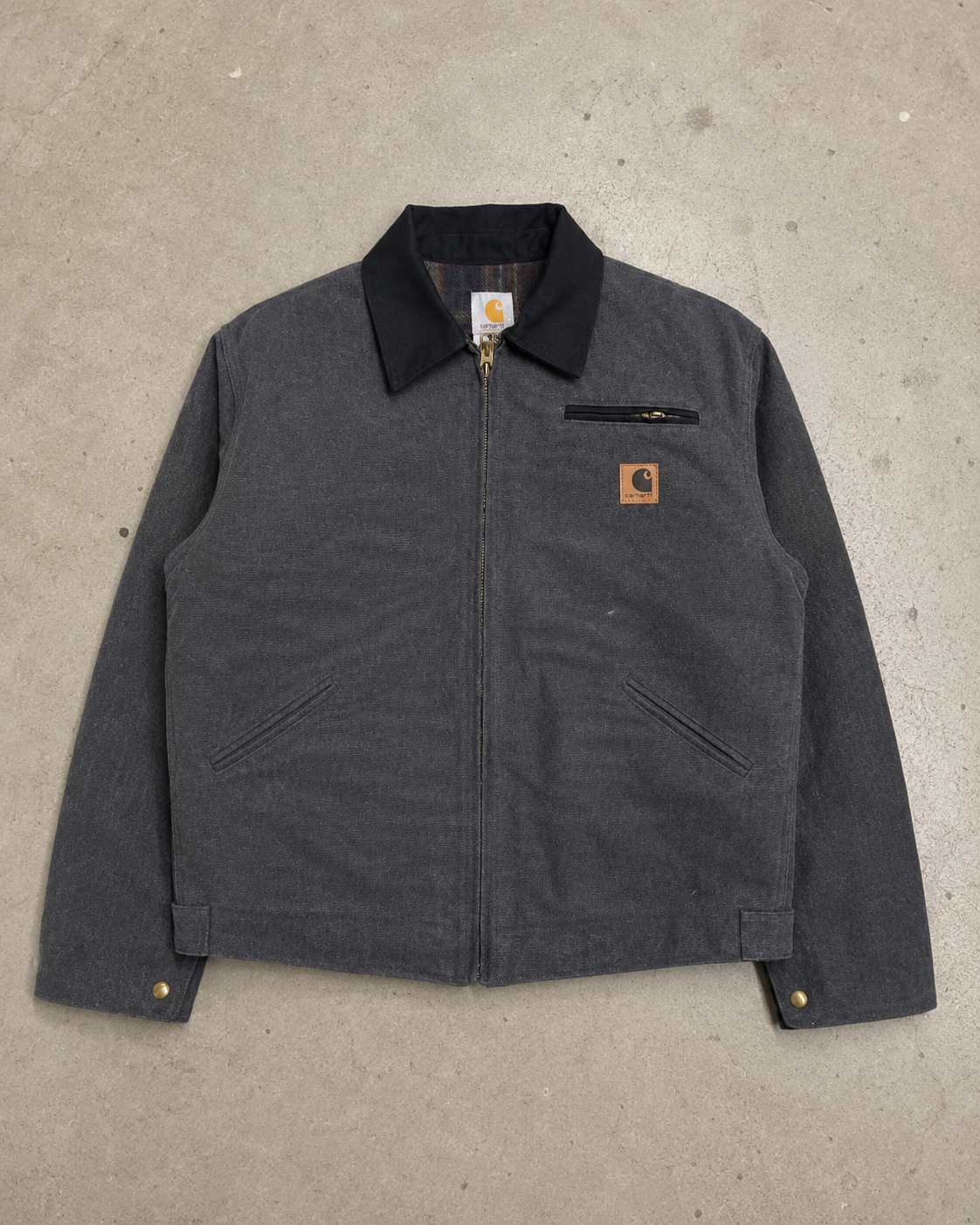 Carhartt Detroit Jacket – Blanket-Lined – Dark Gray