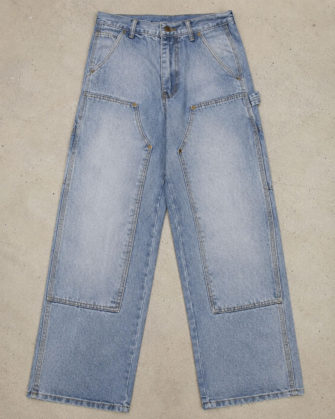 Carhartt Light Wash Loose Fit Denim Jeans