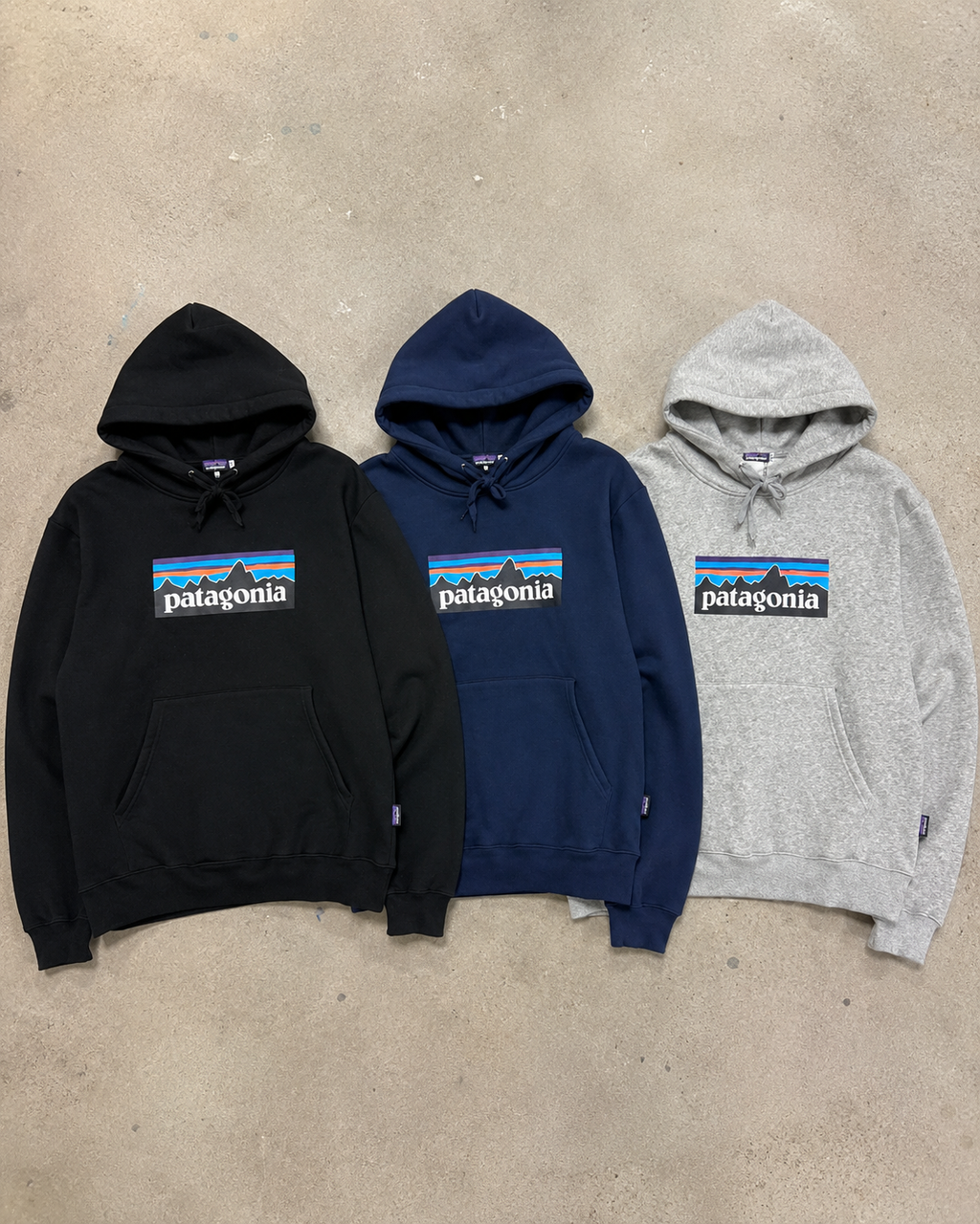 Patagonia Mountain Logo Pullover Hoodie