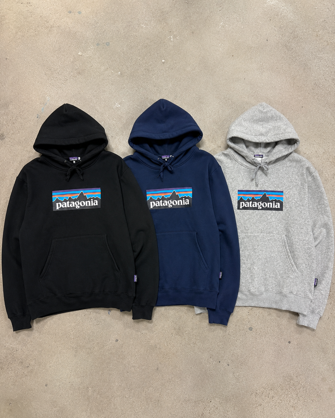 Patagonia Mountain Logo Pullover Hoodie