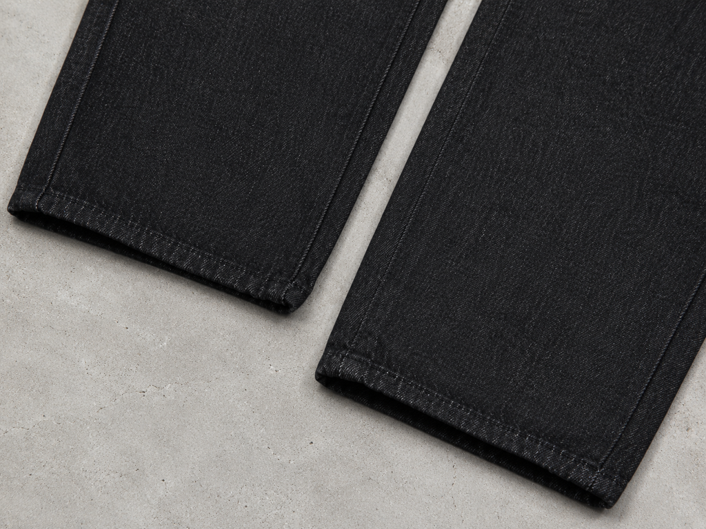 Carhartt Washed Black Straight Fit Denim Jeans