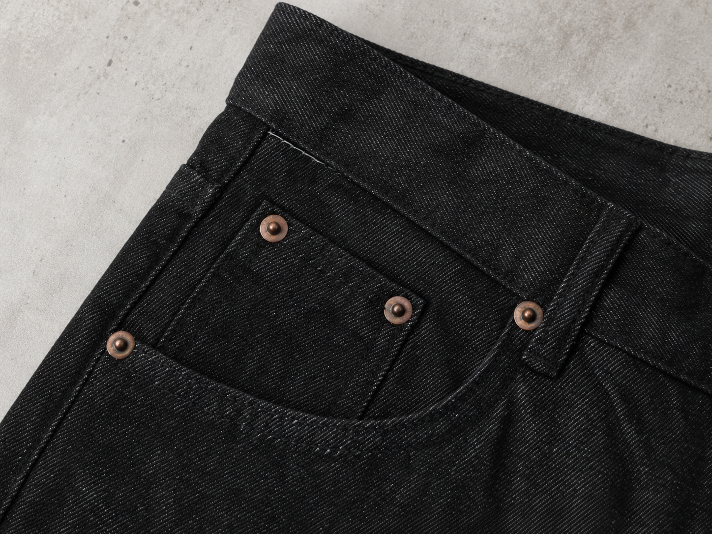 Carhartt Washed Black Straight Fit Denim Jeans