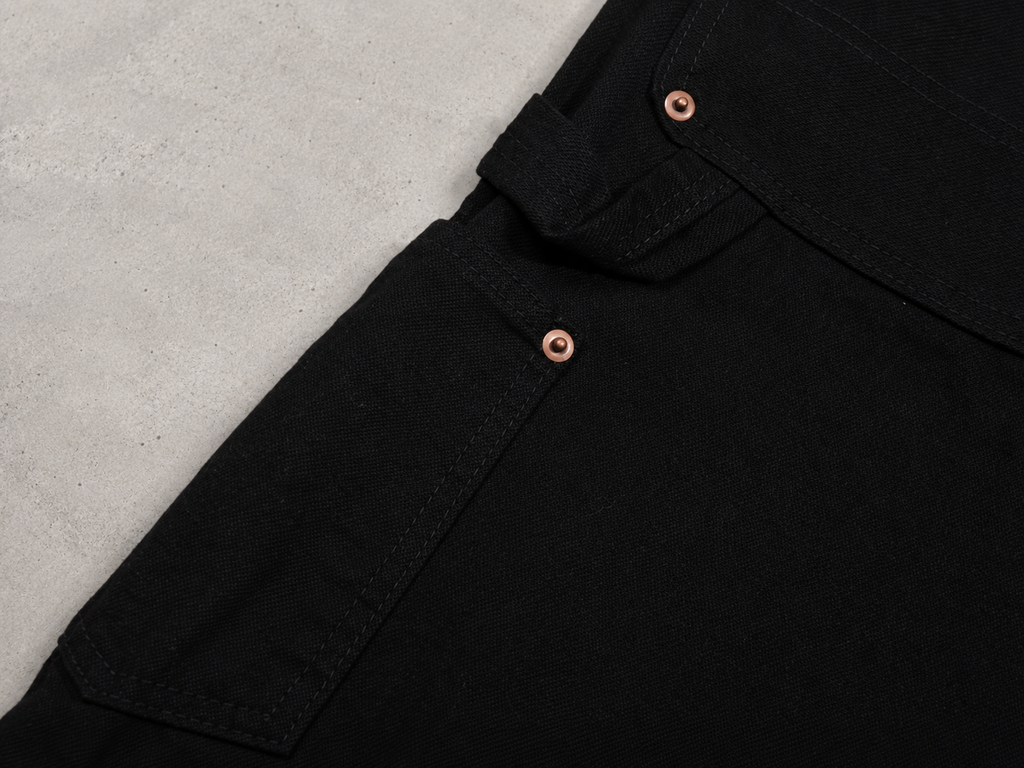 Carhartt Black Utility Cargo Denim Jeans