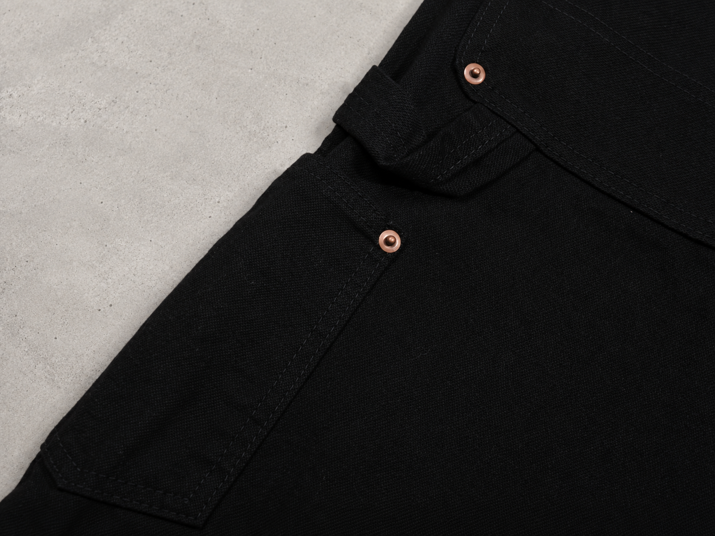 Carhartt Black Utility Cargo Denim Jeans