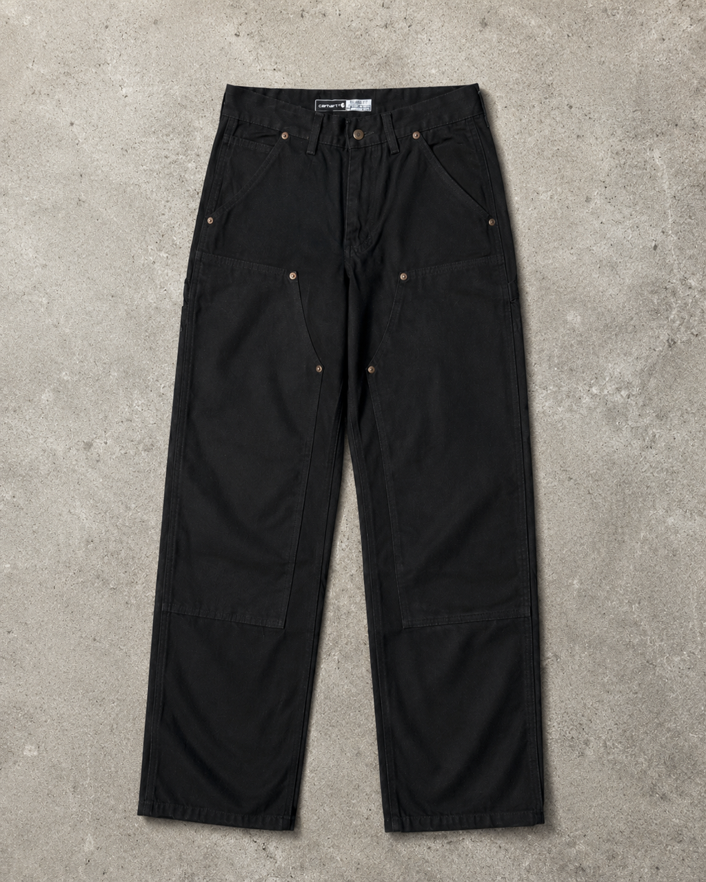 Carhartt Black Utility Cargo Denim Jeans