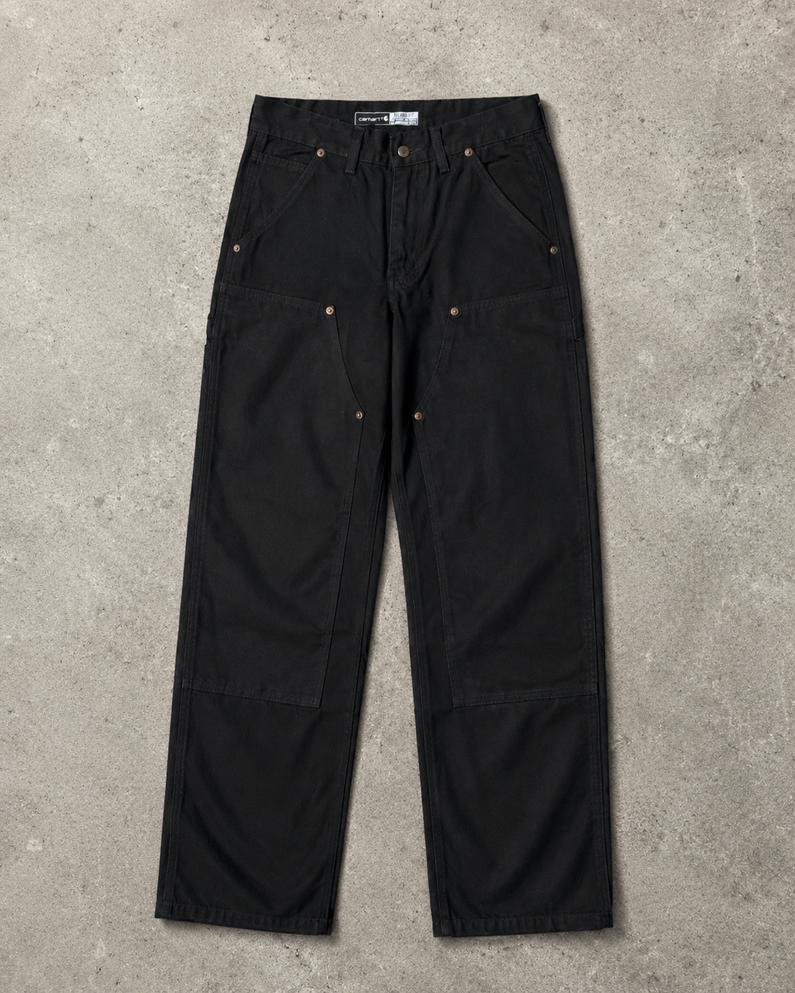 Carhartt Black Utility Cargo Denim Jeans