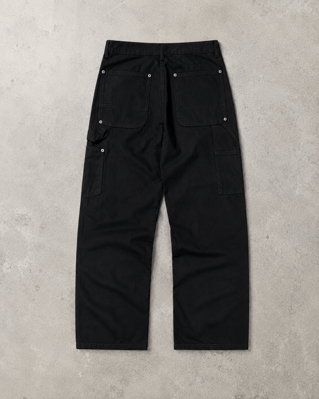 Carhartt Black Utility Cargo Denim Jeans