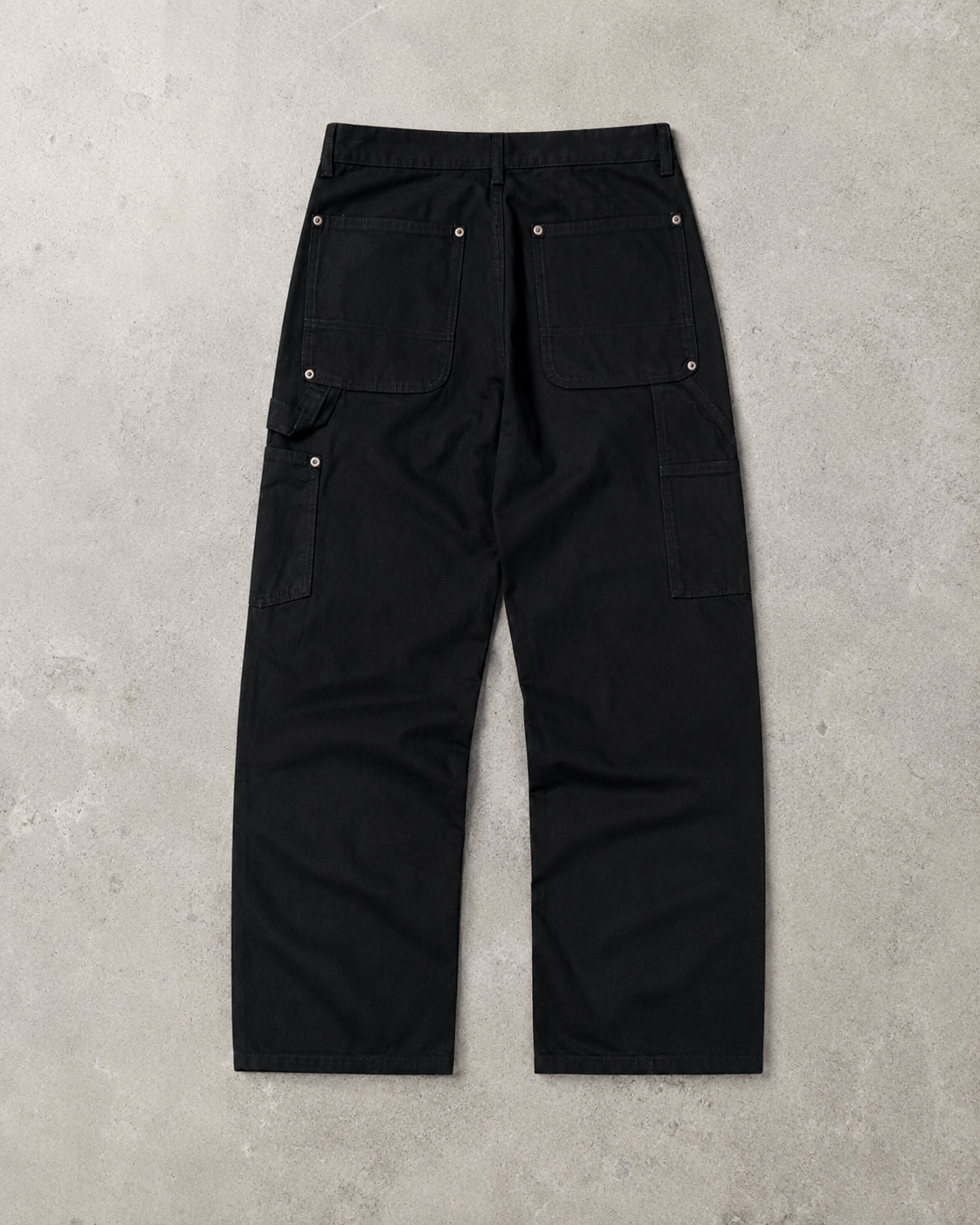 Carhartt Black Utility Cargo Denim Jeans
