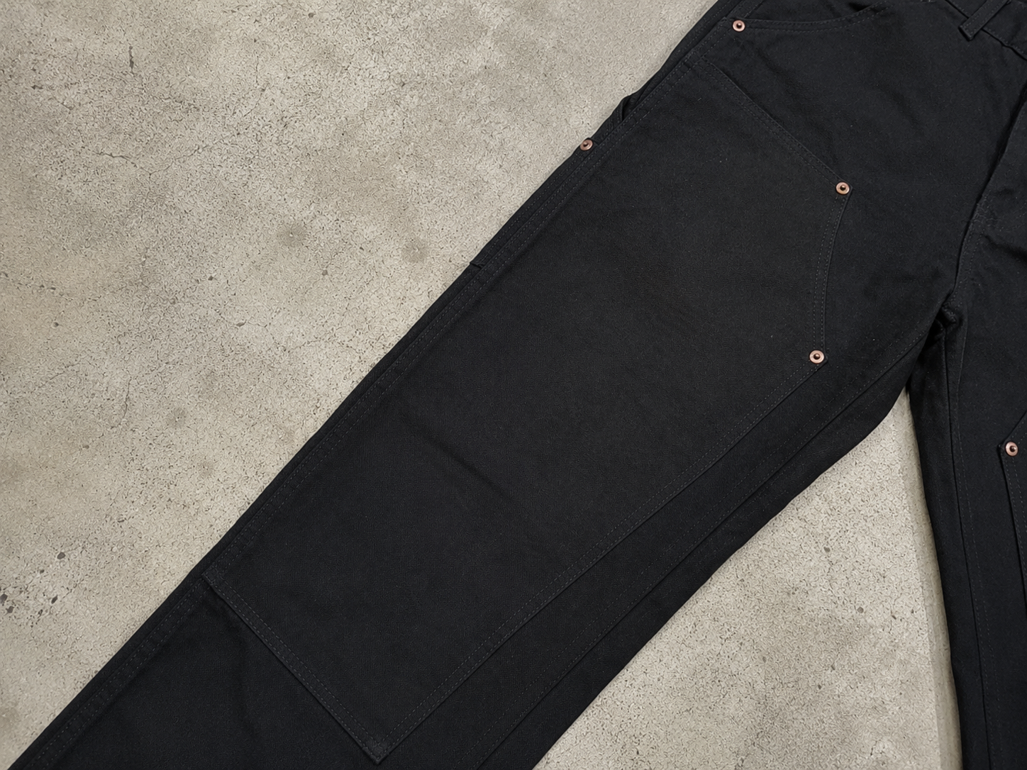 Carhartt Black Utility Cargo Denim Jeans