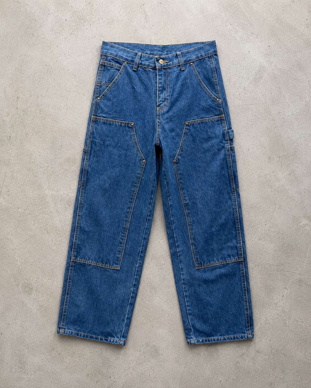 Carhartt Medium Wash Utility Denim Jeans