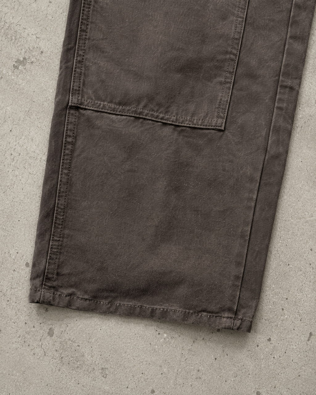 Carhartt Washed Brown Utility Denim Jeans