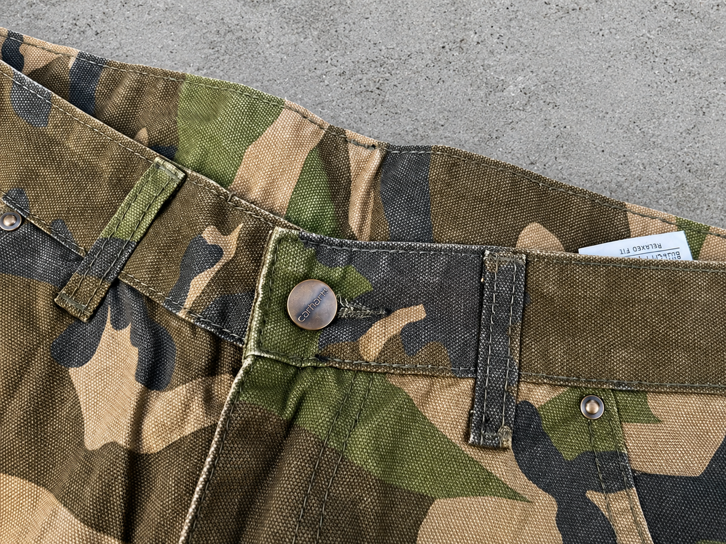 Carhartt Woodland Camo Utility Cargo Pants