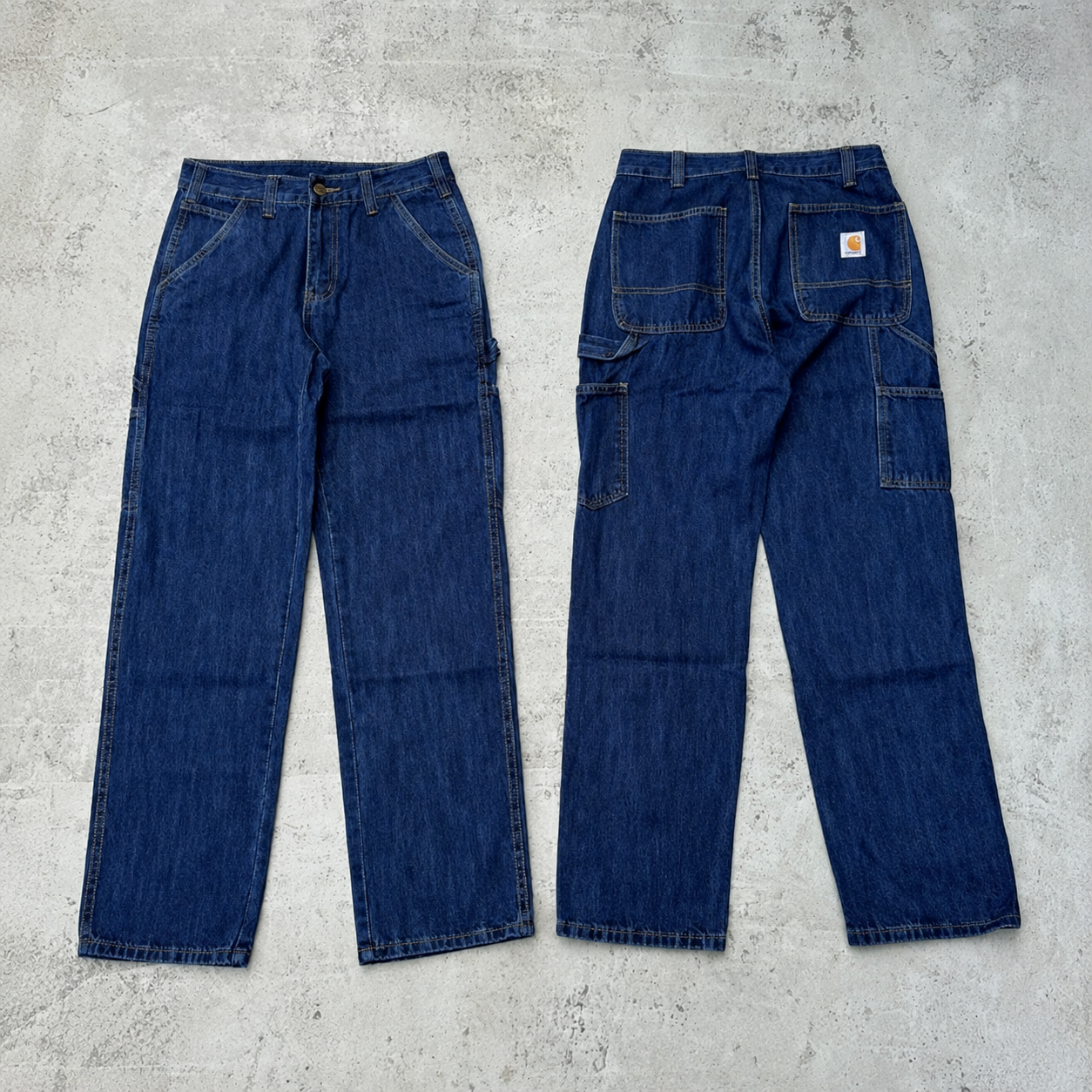 Carhartt Dark Wash Utility Denim Pants