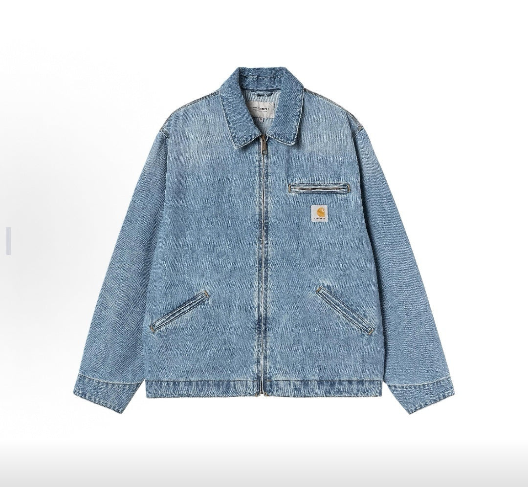 Carhartt Vintage Washed Zip-Up Denim Detroit Jacket